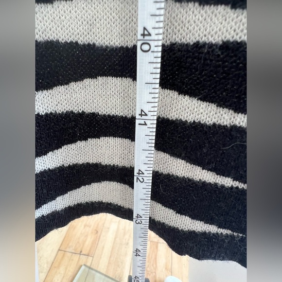 Haider Ackermann Black Wool Silk Blend Longline Open-Front Cardigan Sweater S - Picture 4 of 7